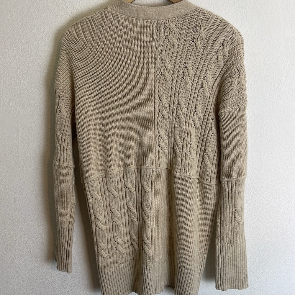 Joie Cable knit cardigan M - Picture 5 of 6